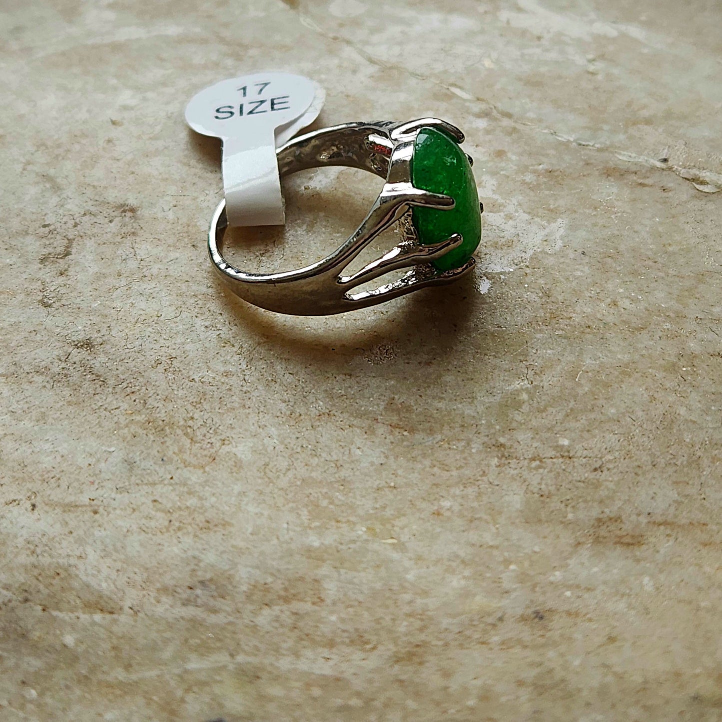 Vedazzled Jade Supreme Ring- Vedazzling Accessories