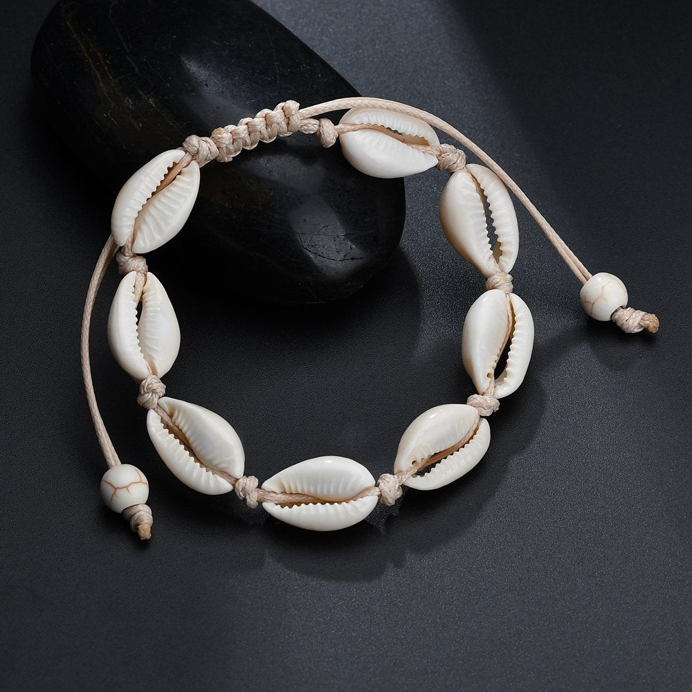 Handmade Sea Shell charm Bracelets - Vedazzling Accessories