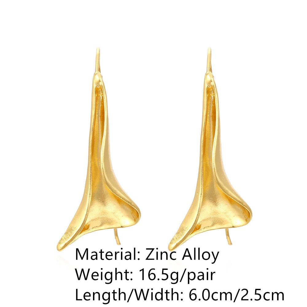 Gold Drop Earrings