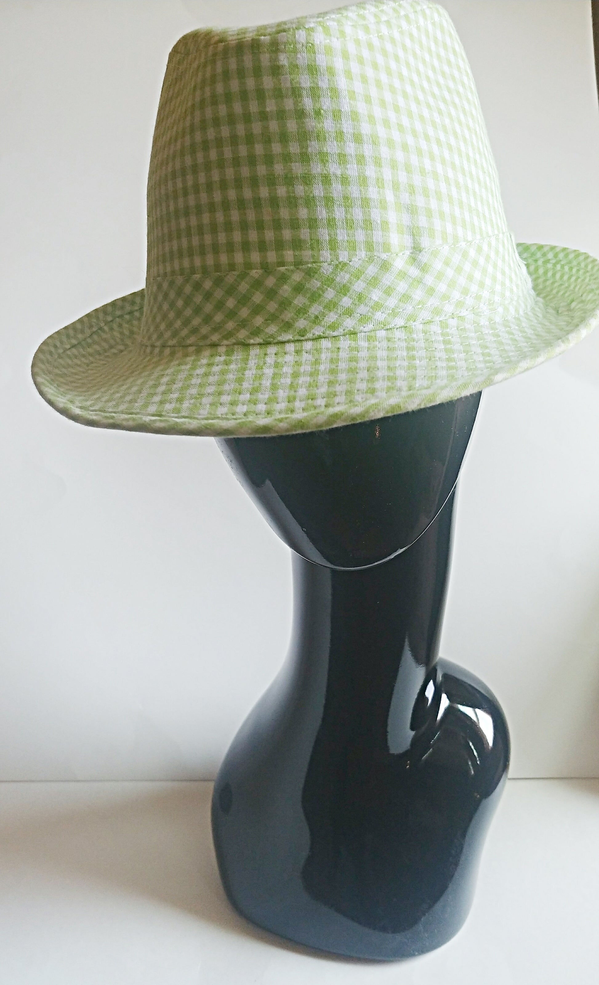 Gingham Summer Hat - Vedazzling Accessories