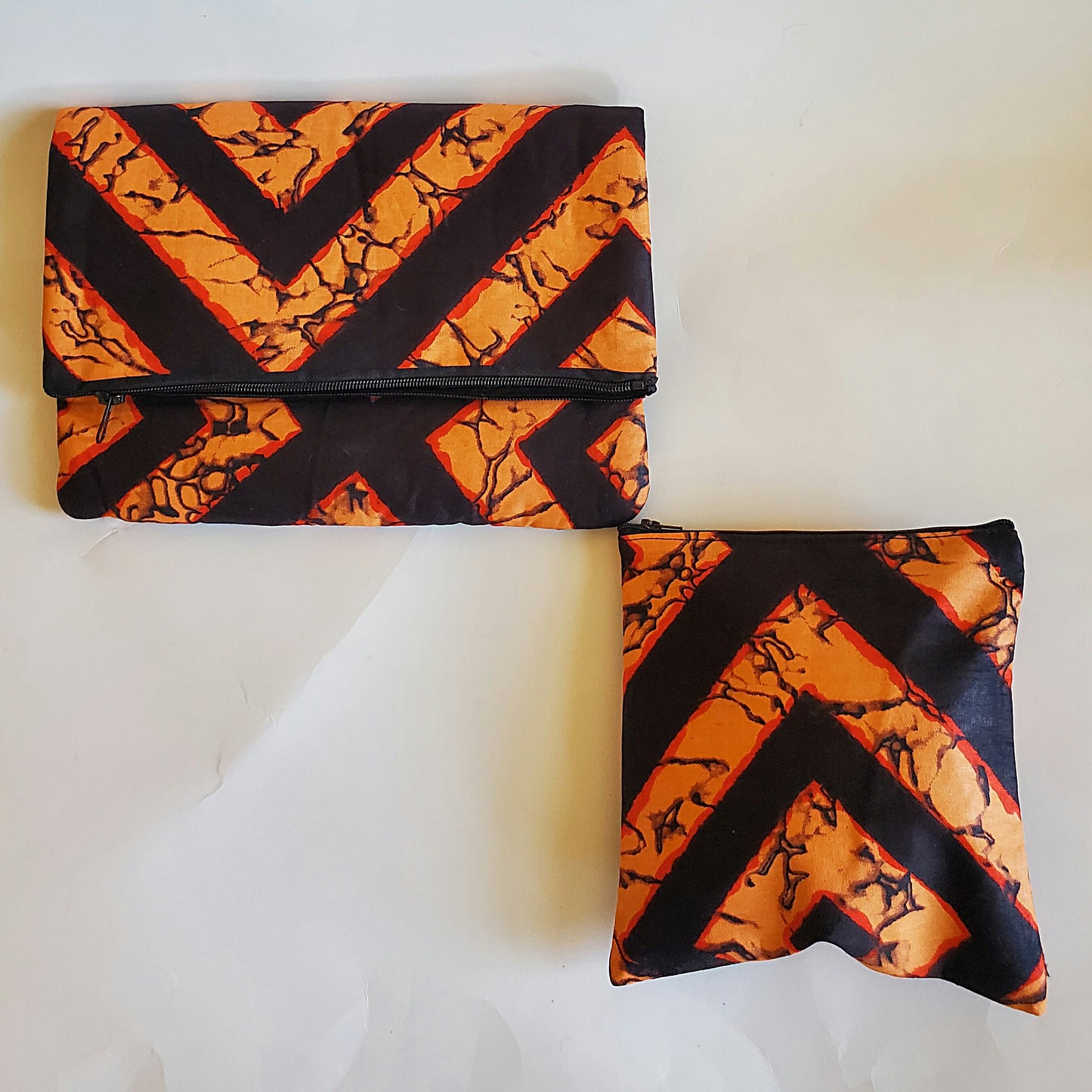 Orange Burst Vedazzling Clutch - Vedazzling Accessories