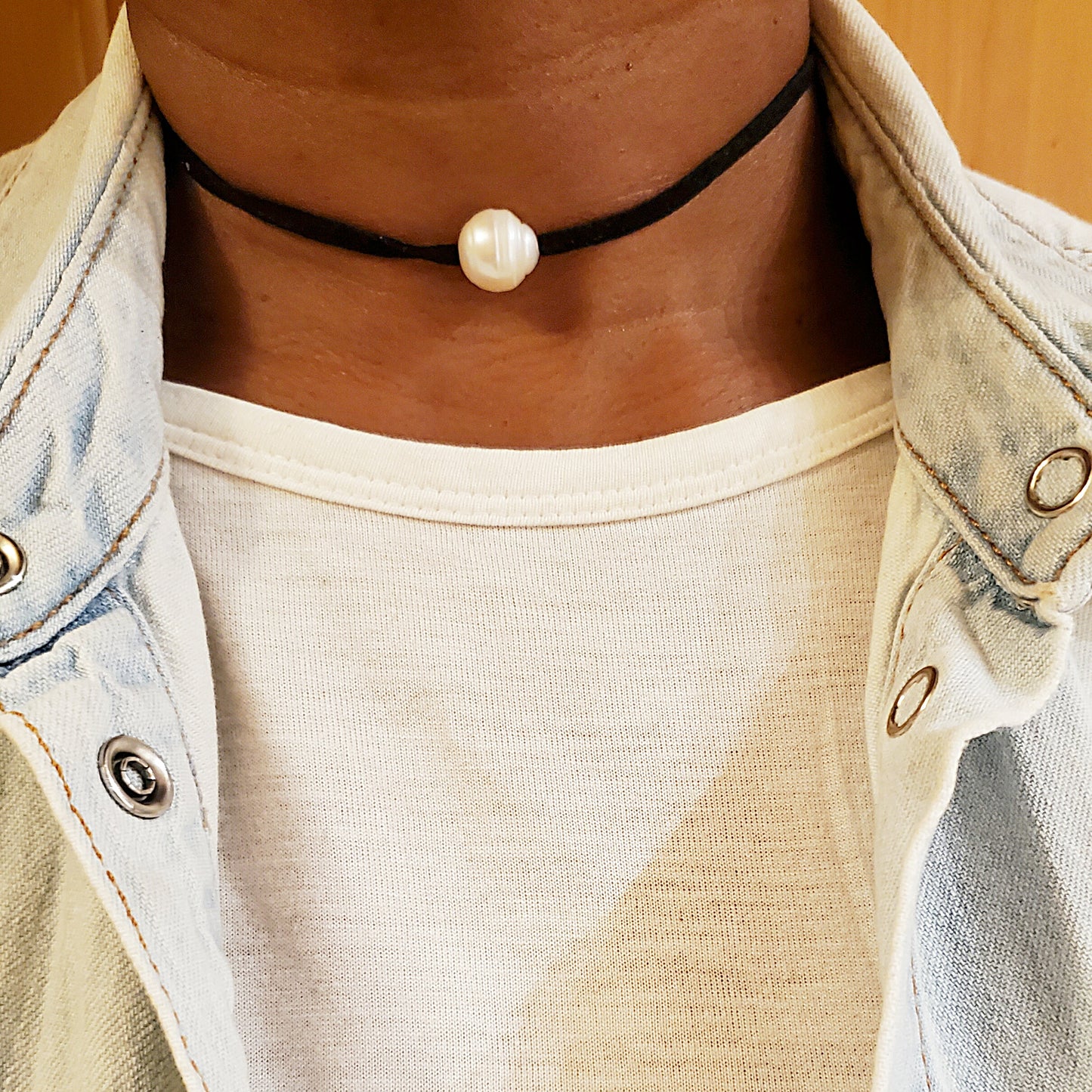 Pearl Ranch Choker Necklace - Vedazzling Accessories