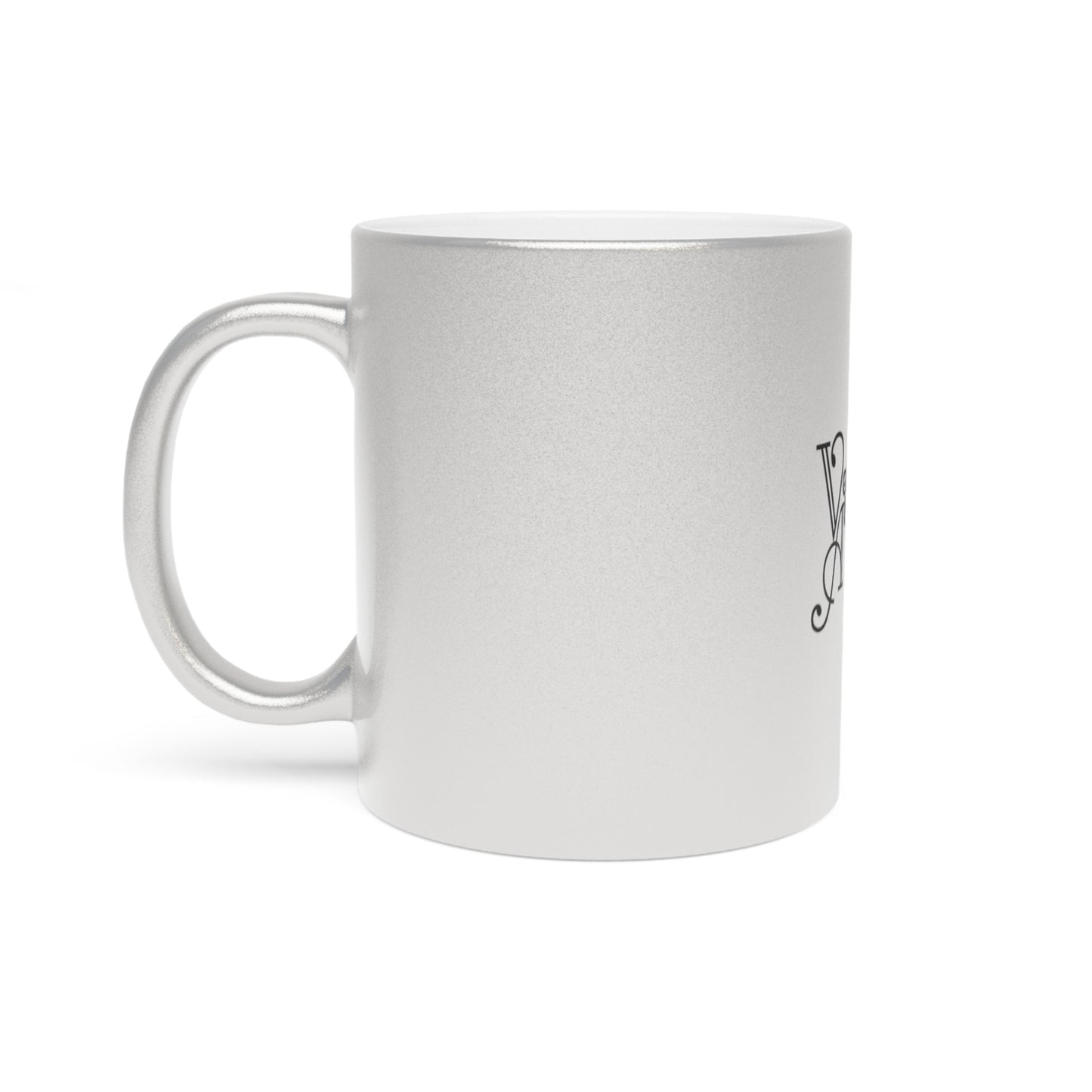 Chic Metallic Mug - Elegant Silver/Gold Finish for Hot & Cold Drinks