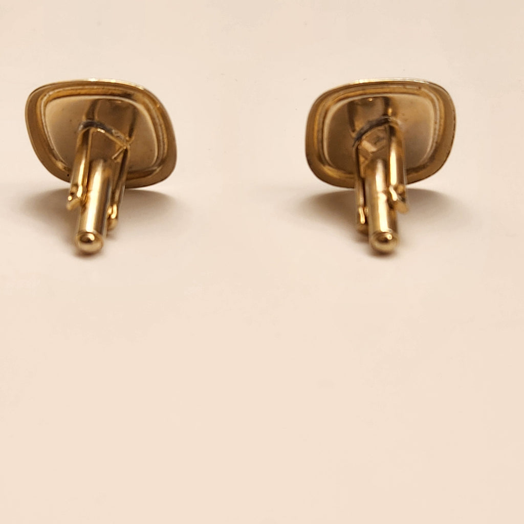 Vintage Gold Azural Cufflinks - Vedazzling Accessories