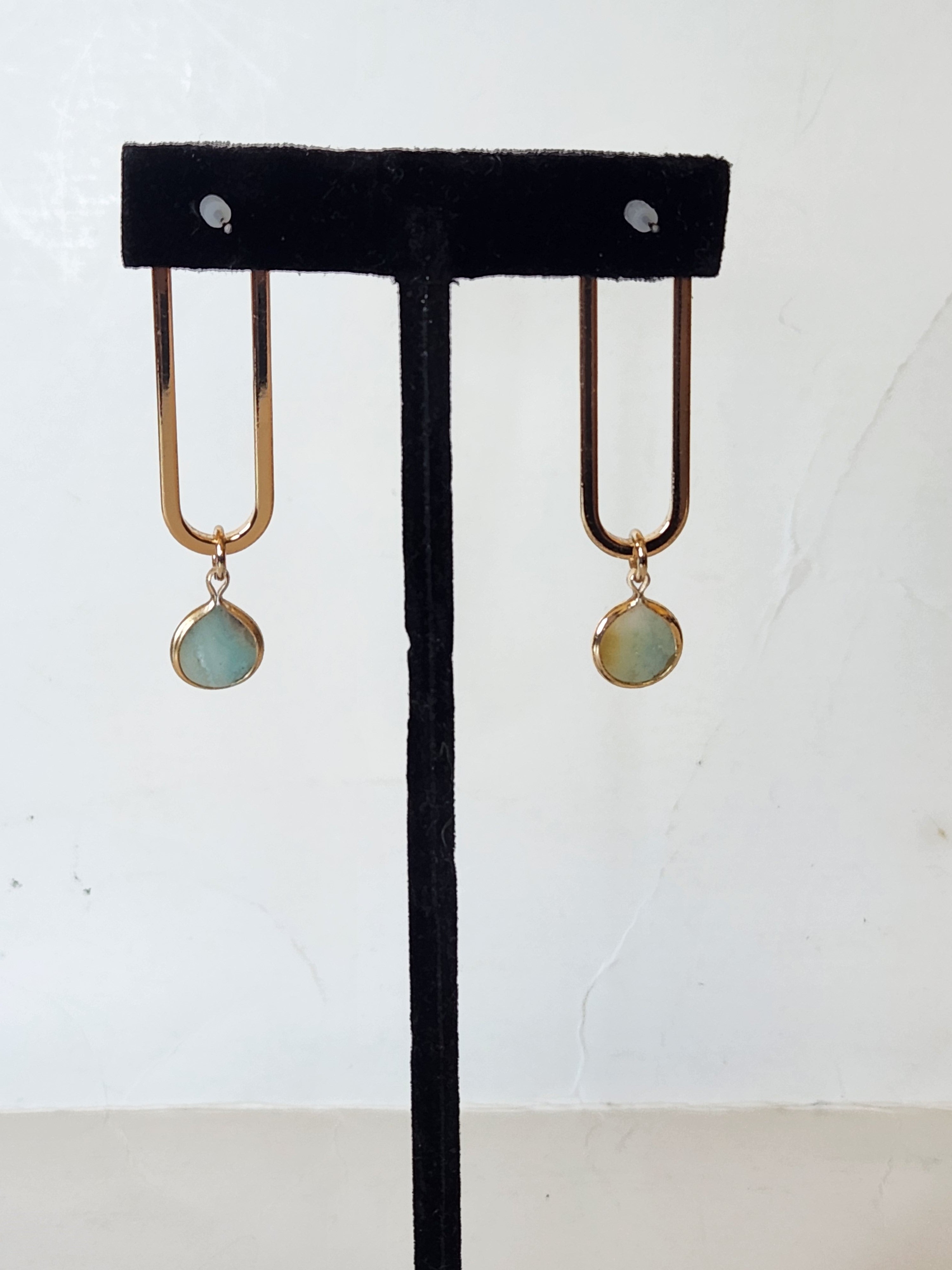 Swirl Deco Earrings- Vedazzling Accessories