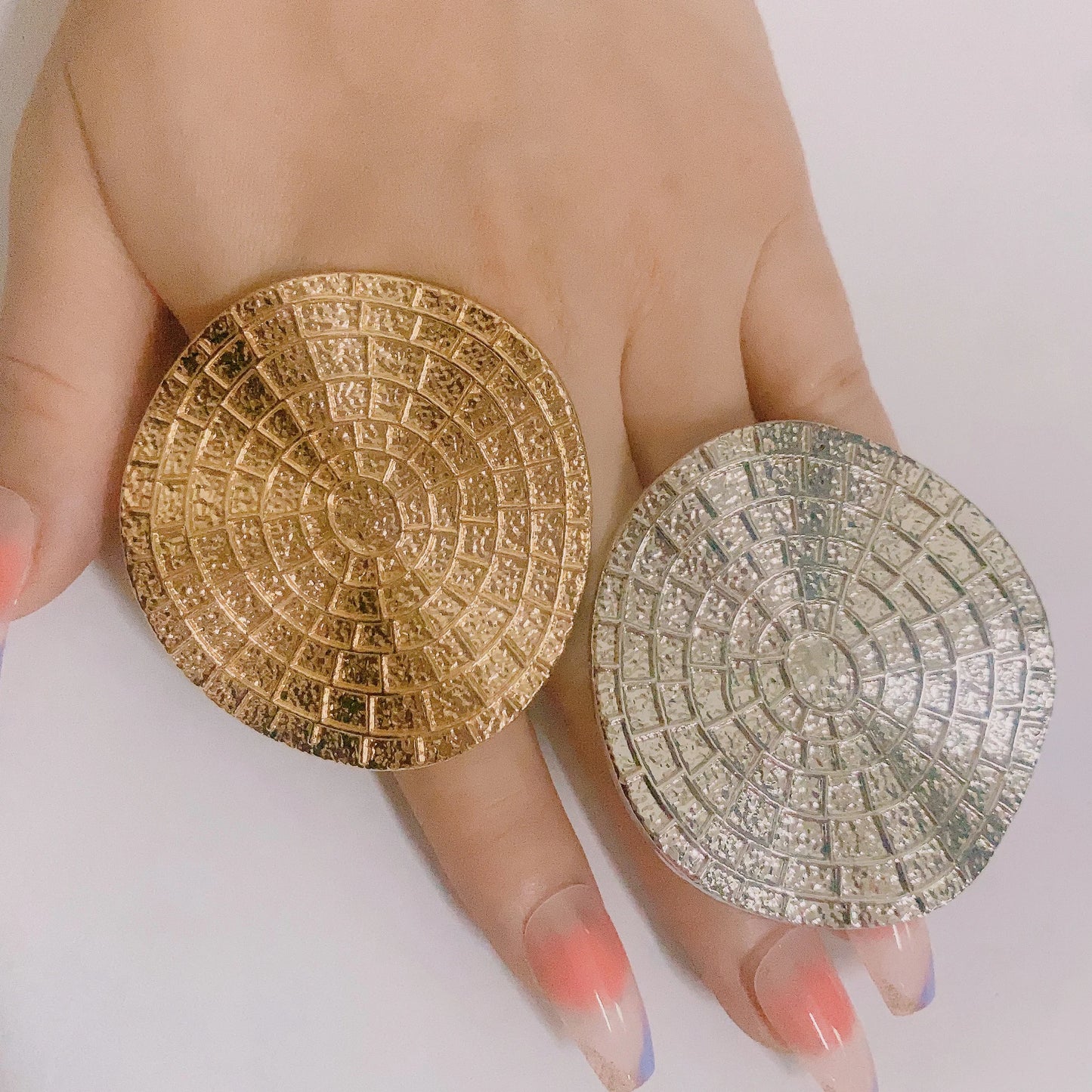 Rings For Women Big Gold Plated Ring Assorted Elements and Shapes Jewelry Sets Accesorios Gift Free Shipping Adjustable Size YLL