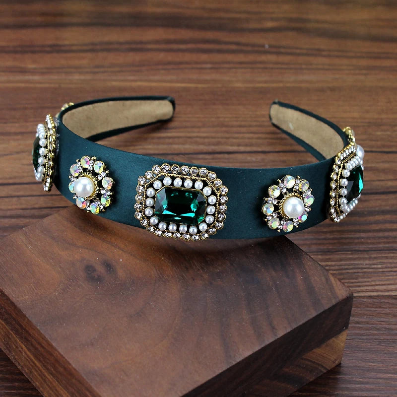 Vedazzling crystal vintage headband