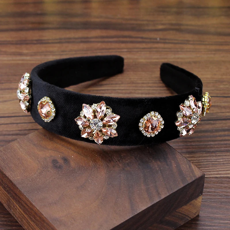 Vedazzling crystal vintage headband