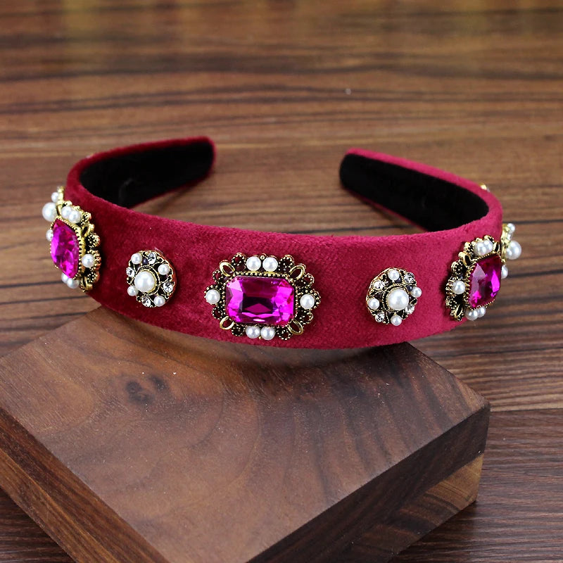 Vedazzling crystal vintage headband