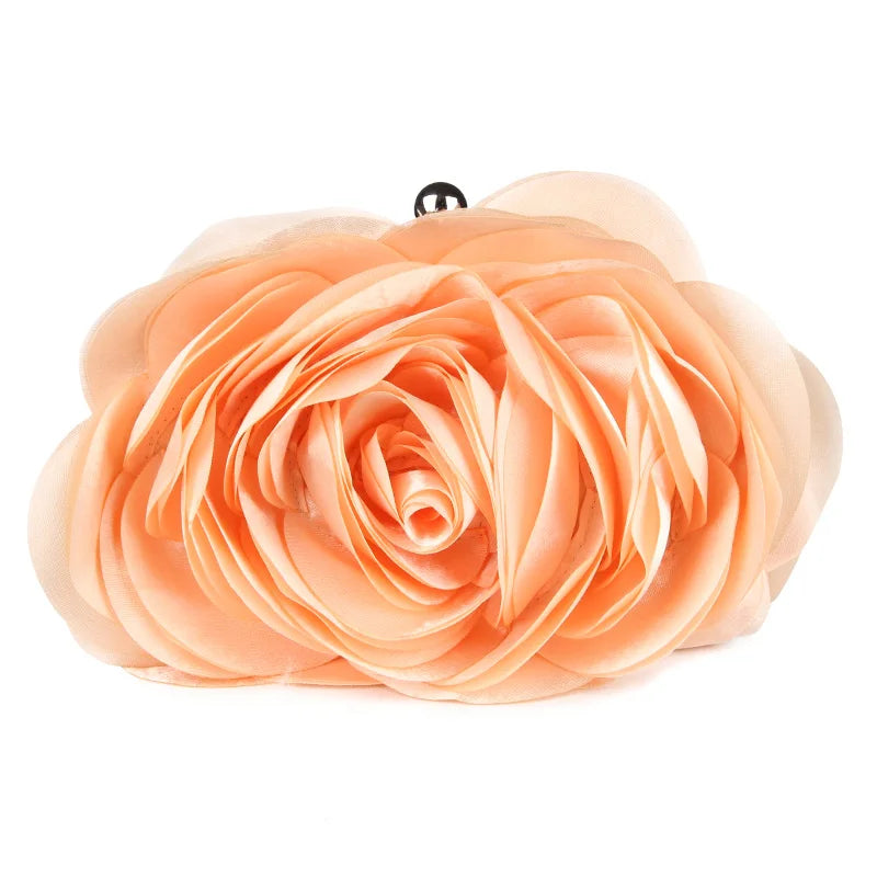 Hot Sale Evening Bag Flower Bride Small Purse Full Dress Party Handbag Wedding Wallet Women Floral Chain Lady Clutches EB034