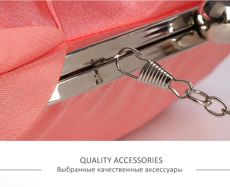 Hot Sale Evening Bag Flower Bride Small Purse Full Dress Party Handbag Wedding Wallet Women Floral Chain Lady Clutches EB034