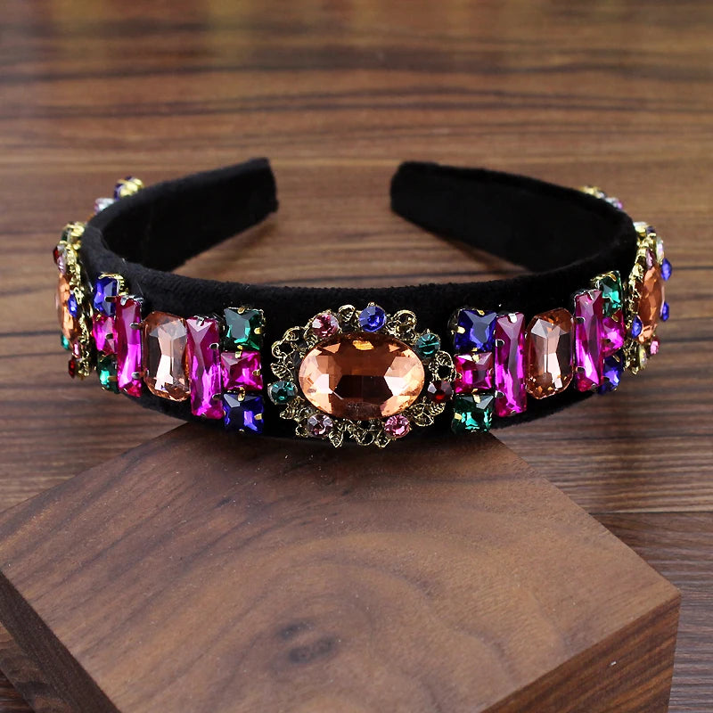 Vedazzling crystal vintage headband