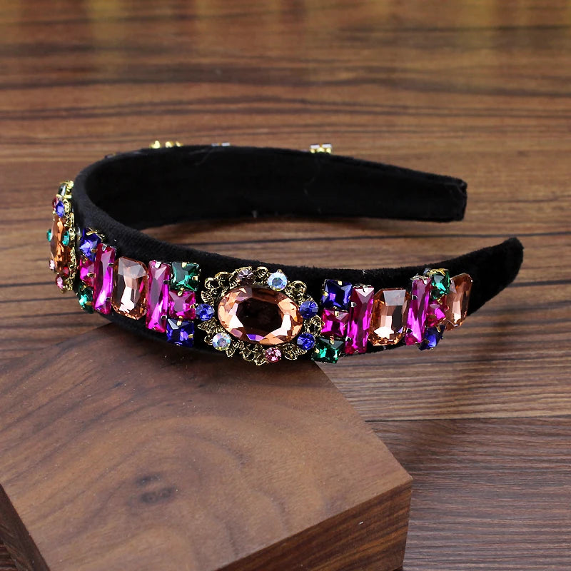 Vedazzling crystal vintage headband