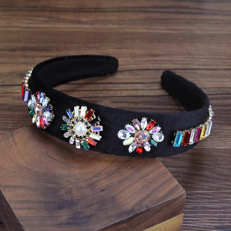 Vedazzling crystal vintage headband