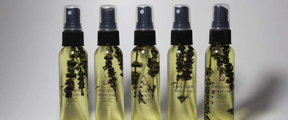 Lavender Body Oil by Sandrine Beauty- Vedazzling Accessories