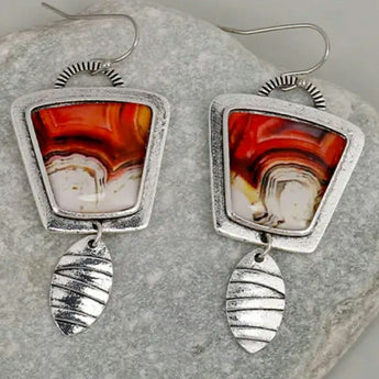 Swirled desire earrings- Vedazzling Accessories