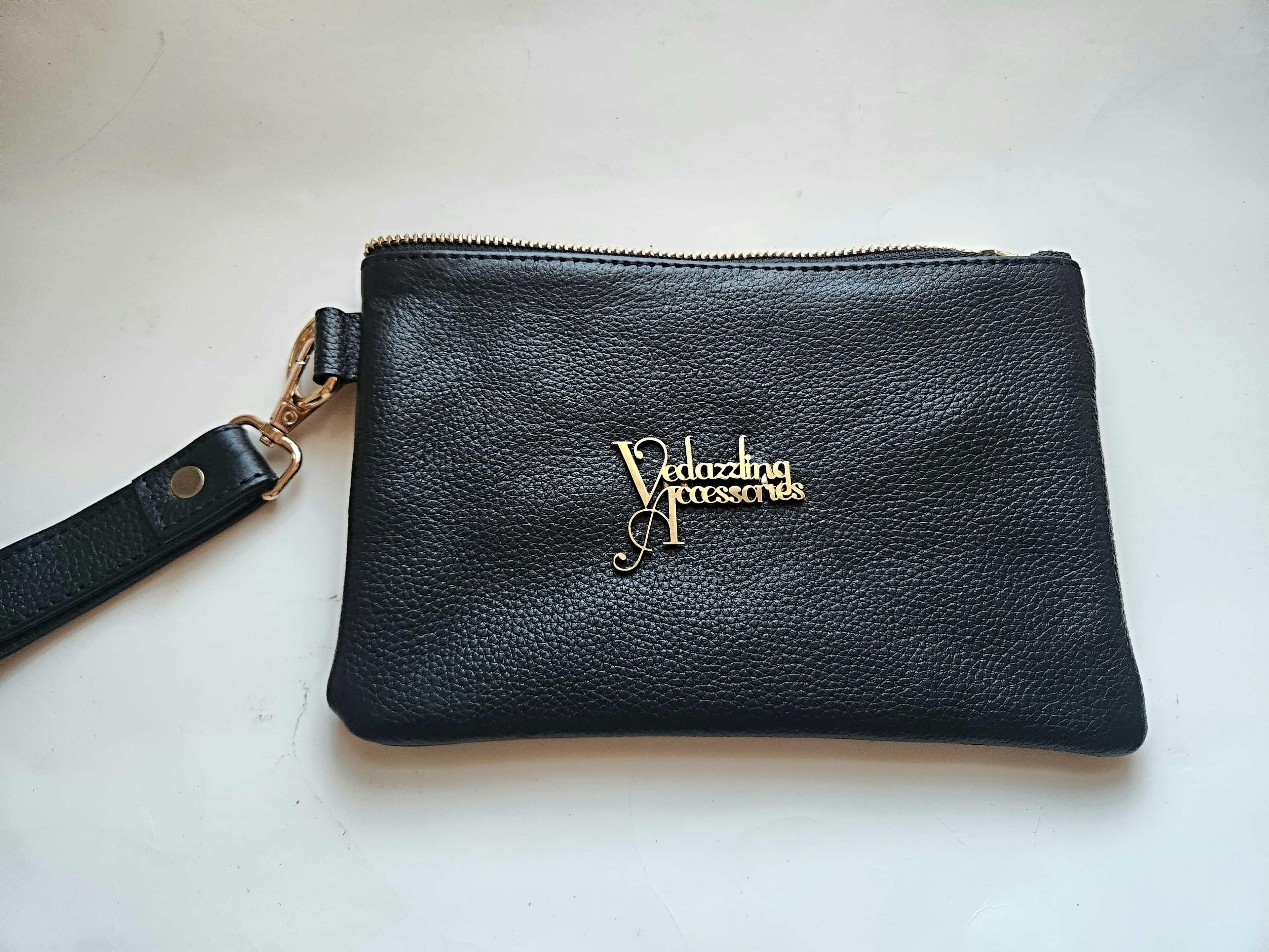 Vedazzling Logo Clutch