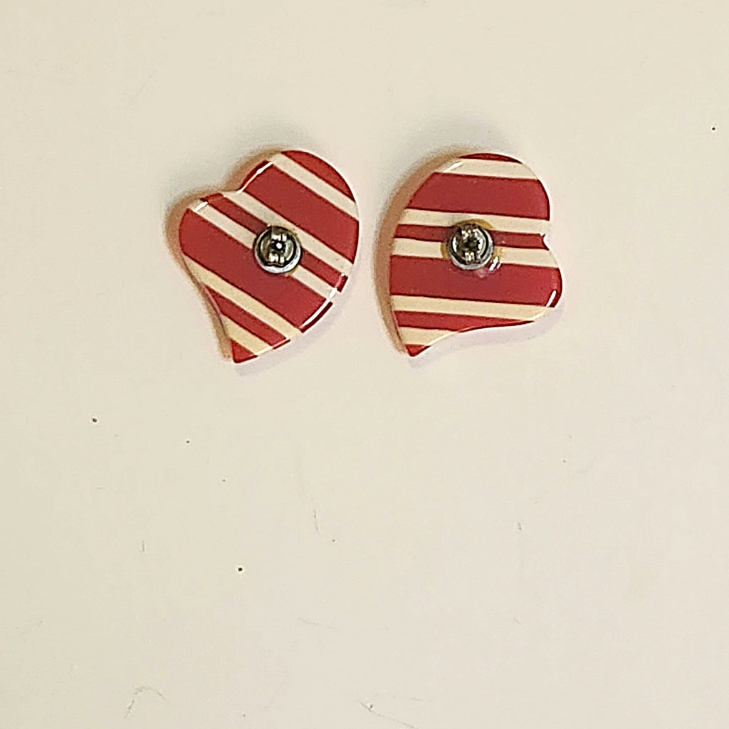 Heart Peppermint Stripe- Vedazzling Accessories