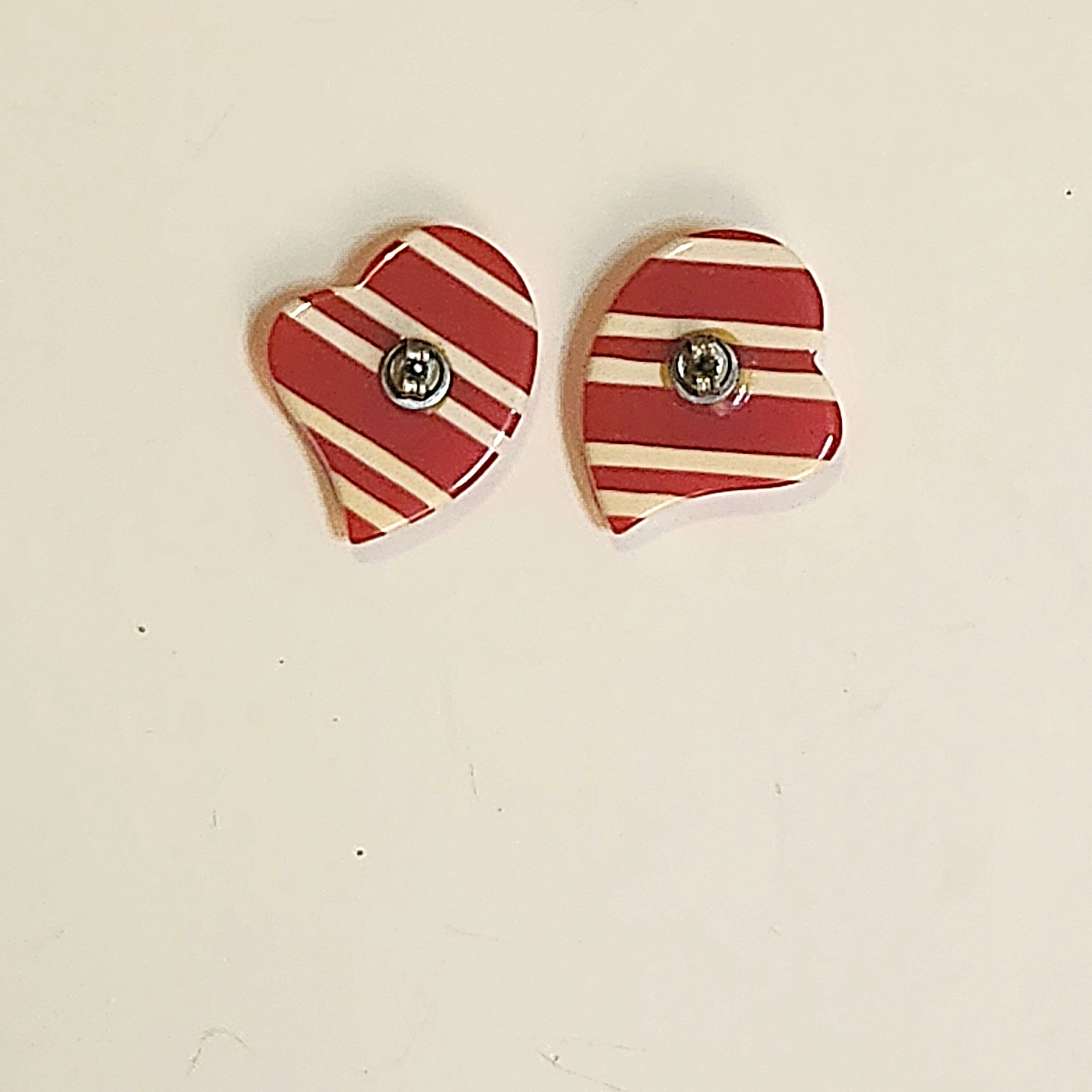 Heart Peppermint Stripe- Vedazzling Accessories
