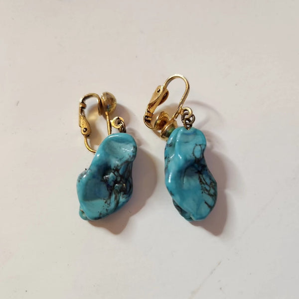 Turquoise The Dream Earrings- Vedazzling Accessories