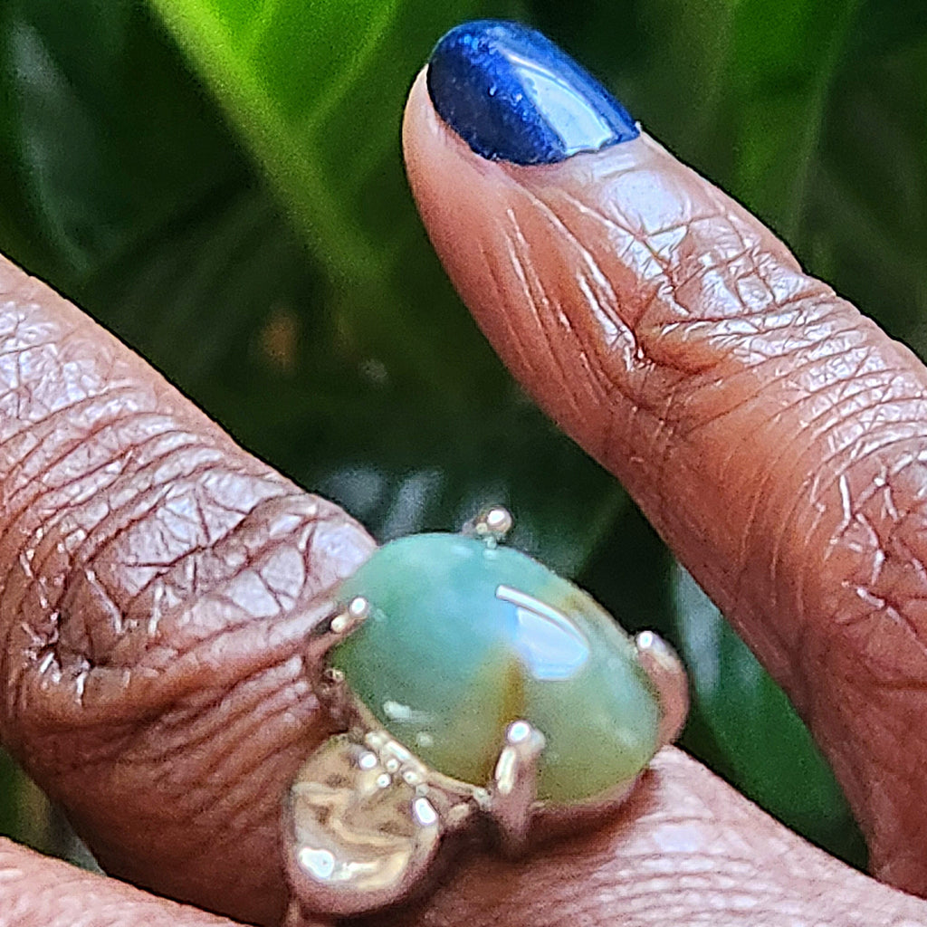 Vedazzled Mixed Aventurine Ring- Vedazzling Accessories