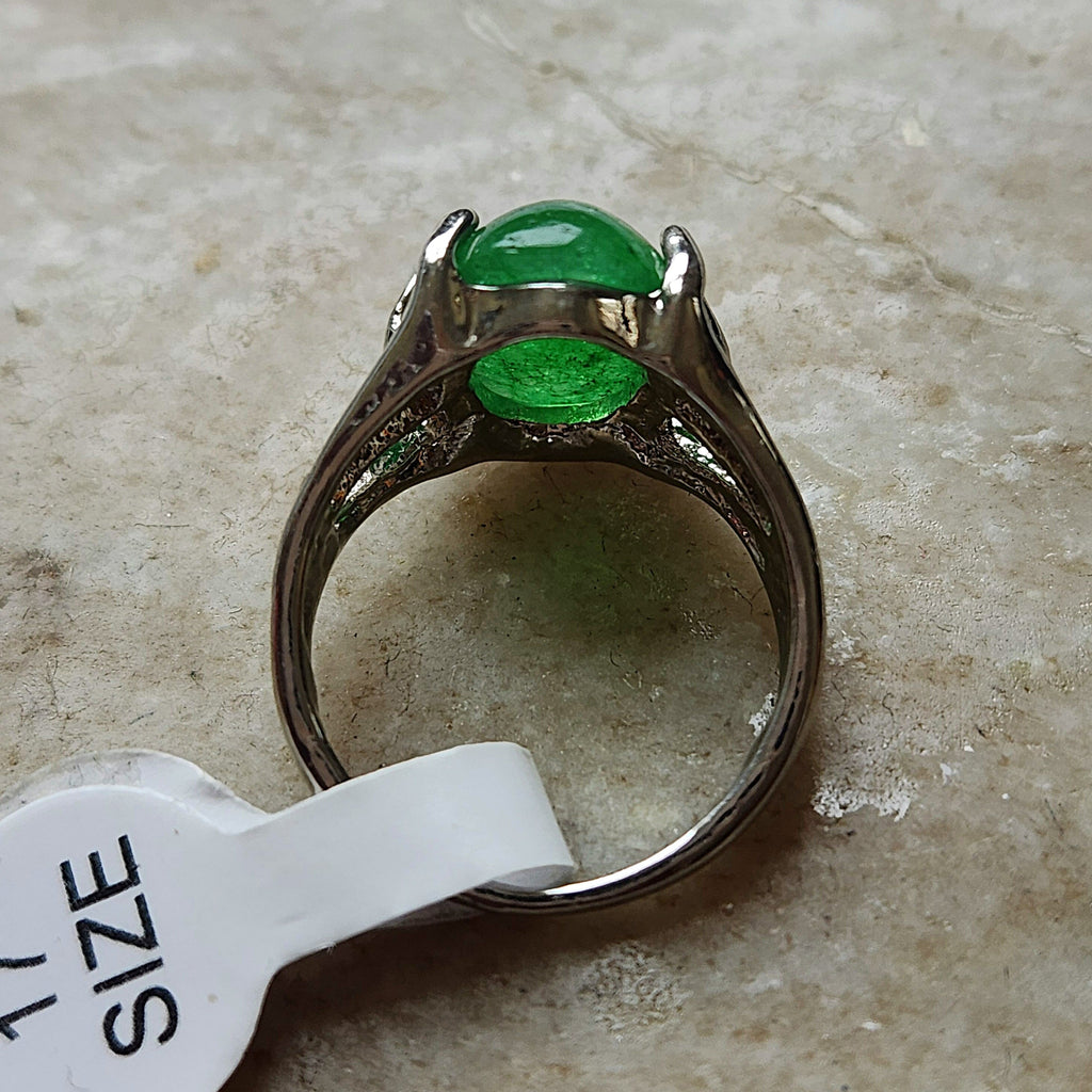 Vedazzled Jade Supreme Ring- Vedazzling Accessories