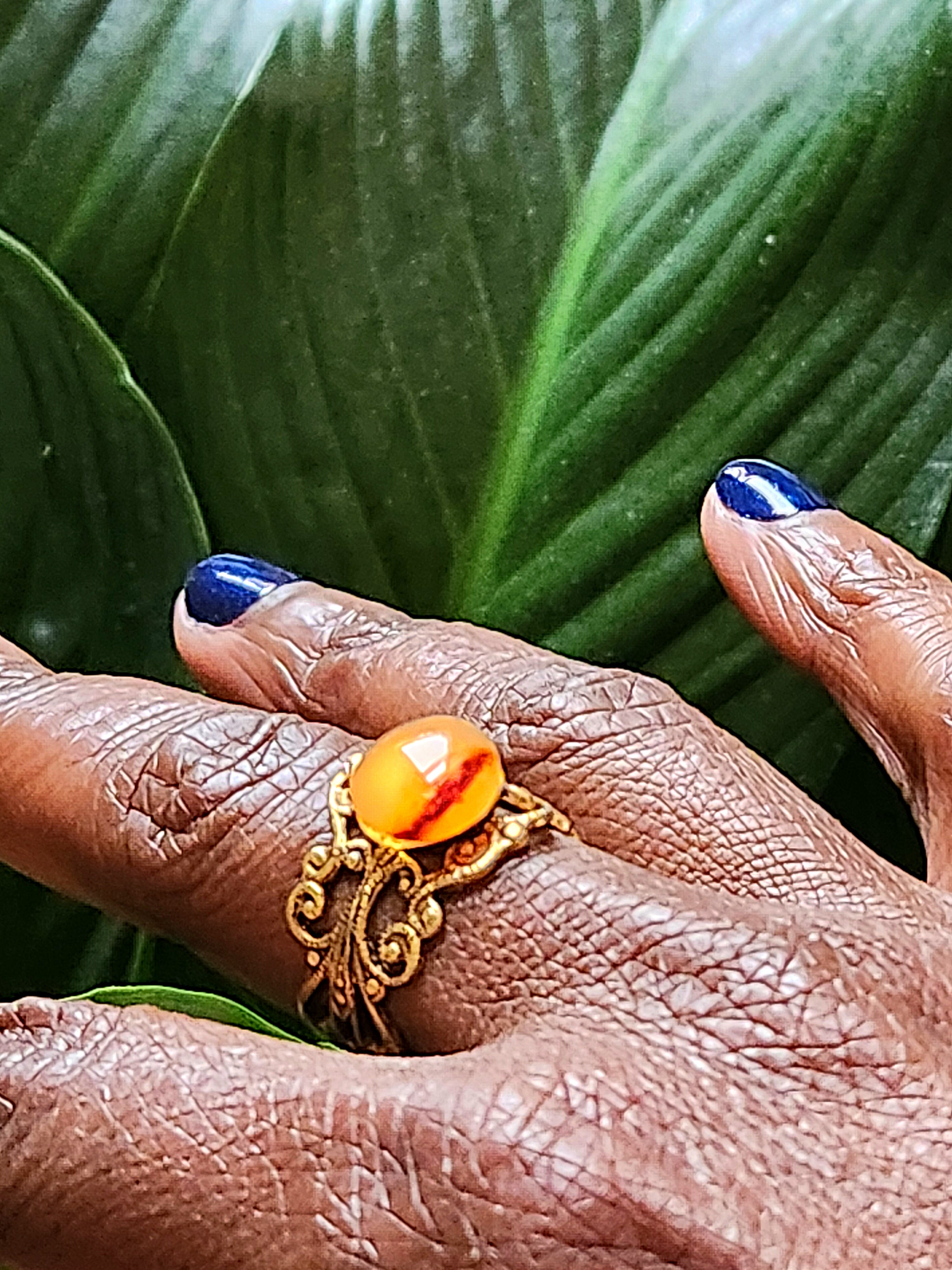 Citrine Vedazzle Ring- Vedazzling Accessories