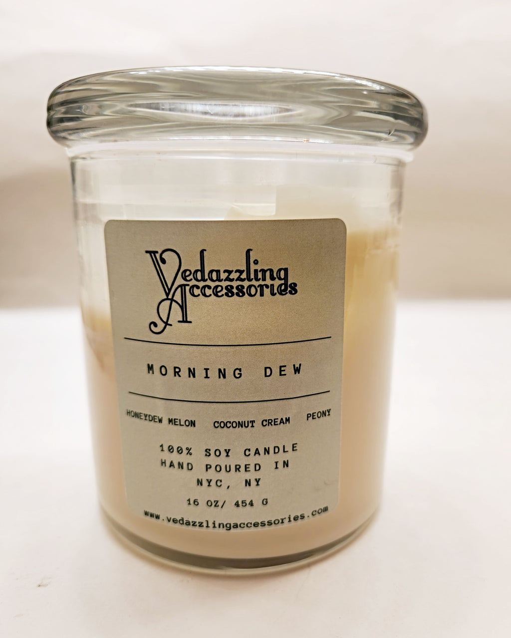 Morning Dew Vedazzling Candle- Non Amazon - Vedazzling Accessories