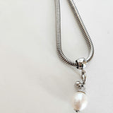 Single Life Pearl Necklace- Vedazzling Accessories