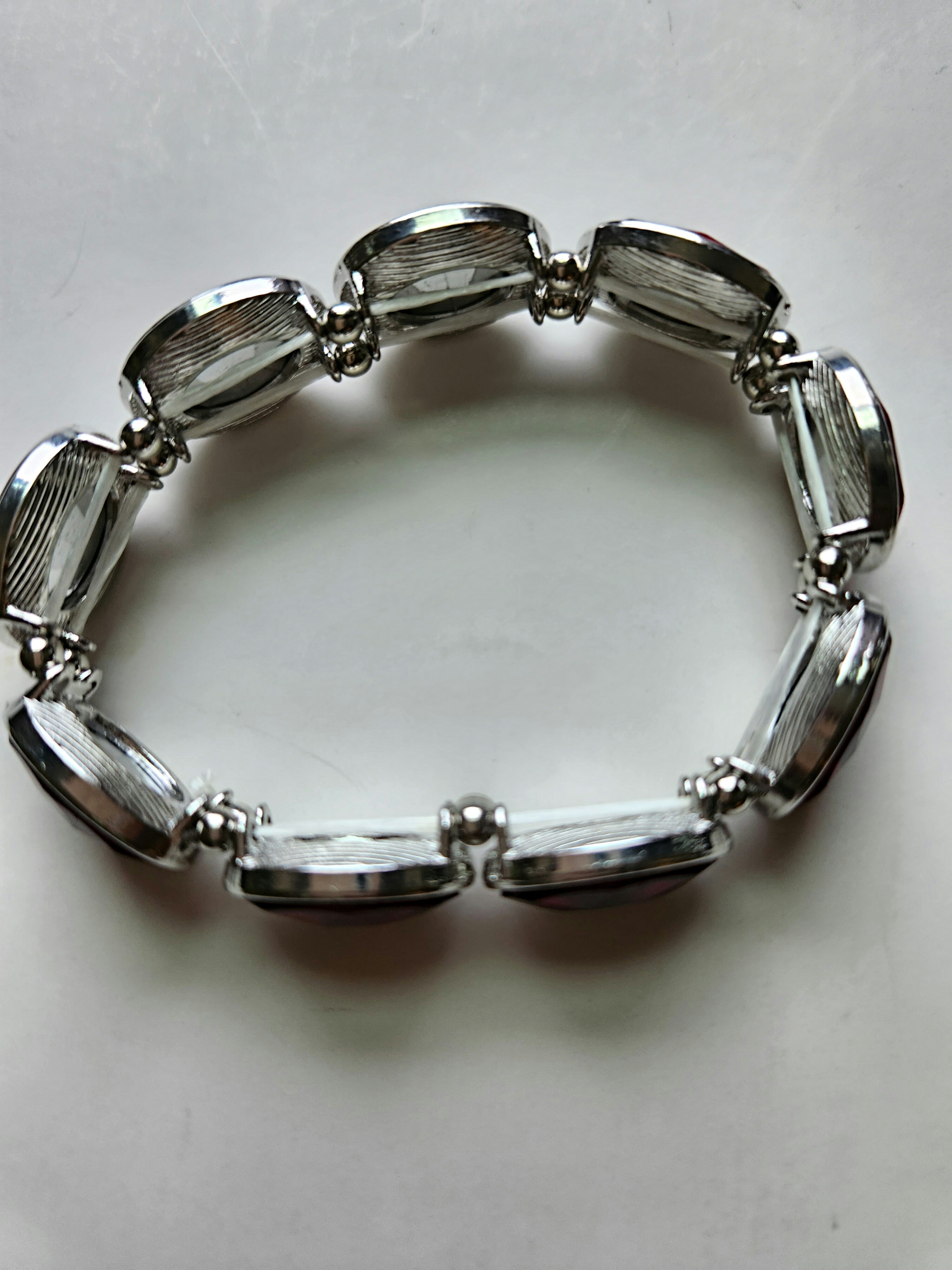 Ruby Silver Bracelet