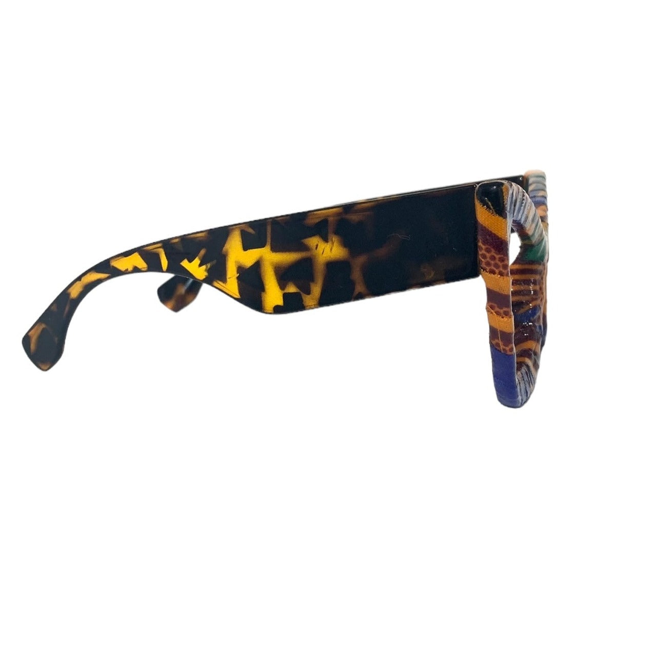 Khandie Woo Kente Xtreme Cat Eye. Non-prescription / no lens- Vedazzling Accessories