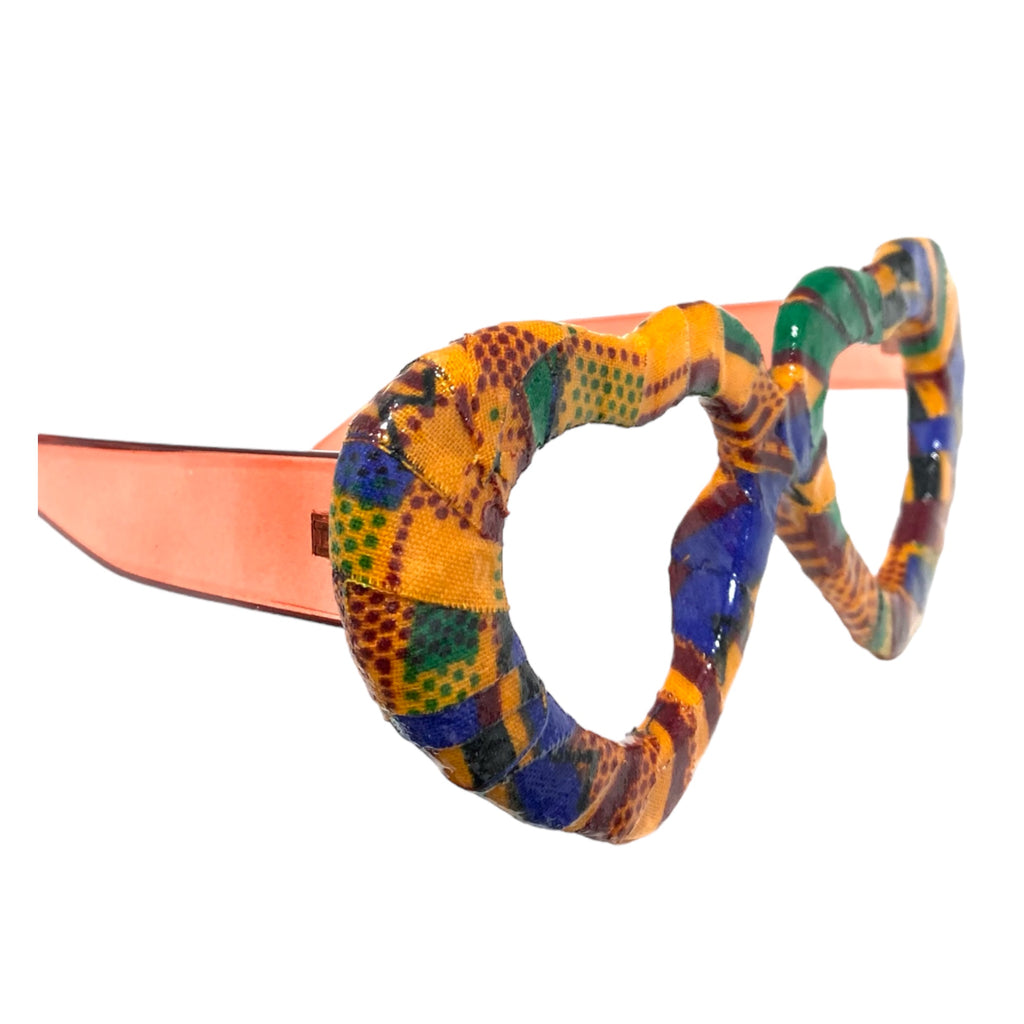 Khandie Woo Kente Lensless hearts- no lens