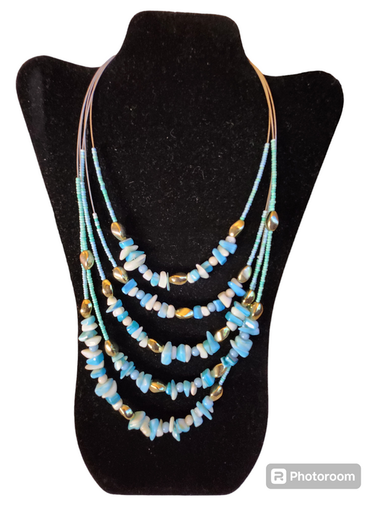 Boho Wired Love Necklace- Vedazzling Accessories