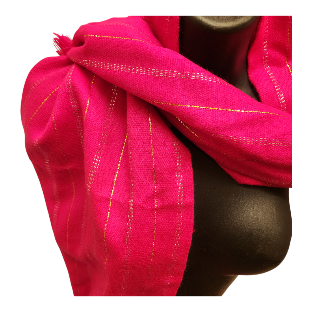 Vedazzling Hot Pink Fall Scarf