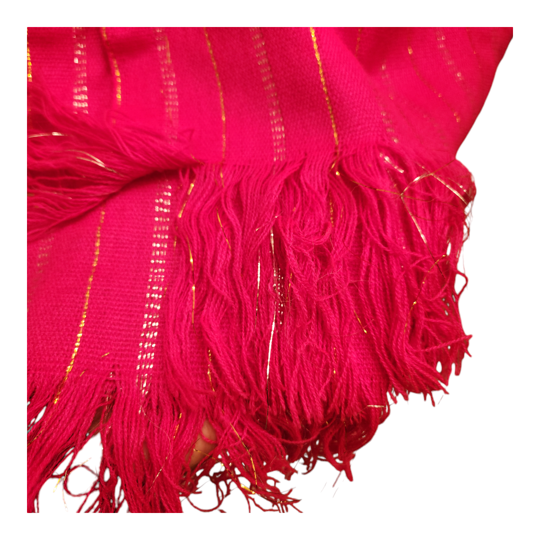 Vedazzling Hot Pink Fall Scarf
