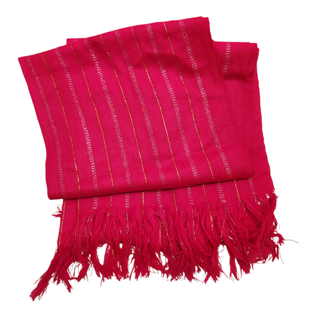 Vedazzling Hot Pink Fall Scarf