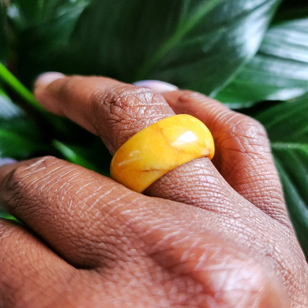 Artful Gemstone Ring