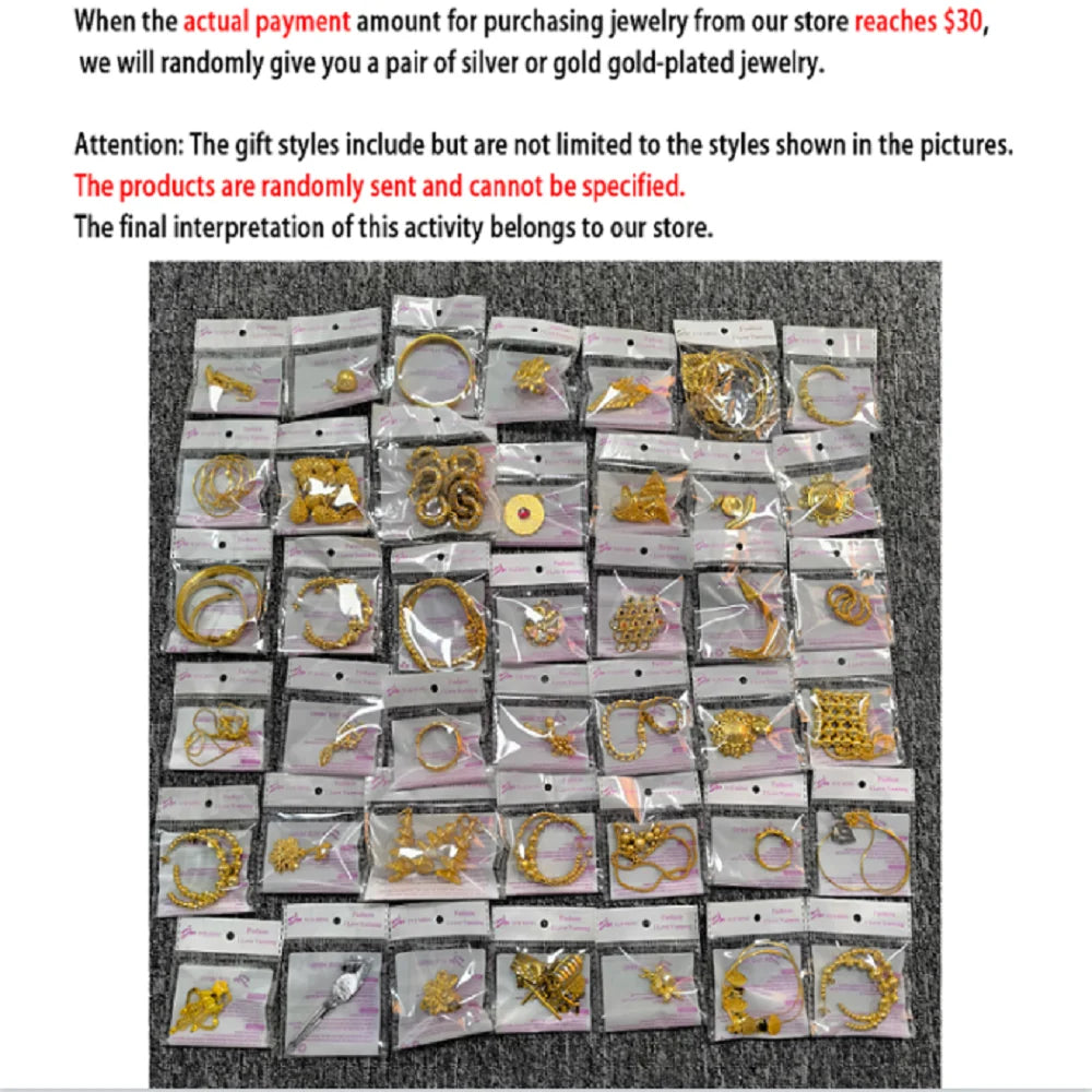 African Map Design Jewelry Set Ladies Luxury Gold Color Set