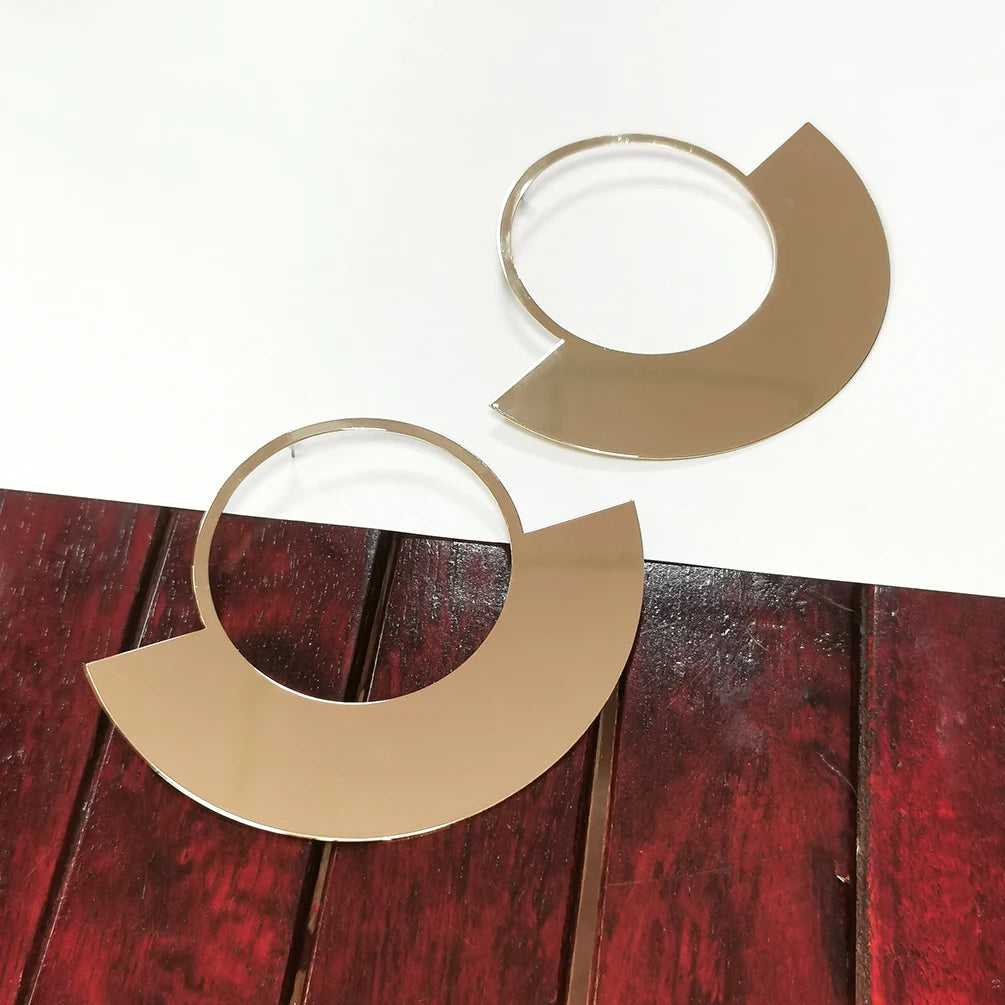 African Gold Drop Earrings