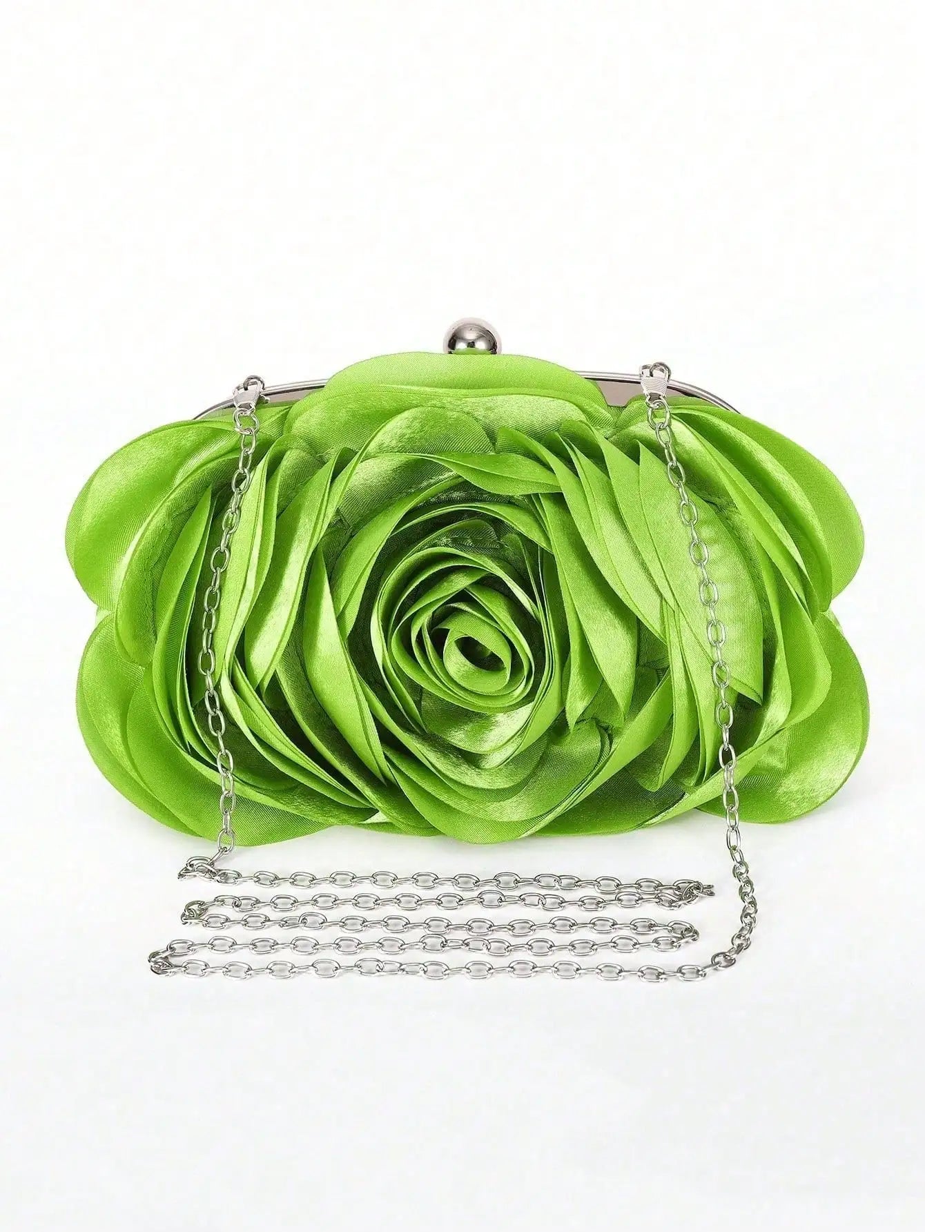 Hot Sale Evening Bag Flower Bride Small Purse Full Dress Party Handbag Wedding Wallet Women Floral Chain Lady Clutches EB034