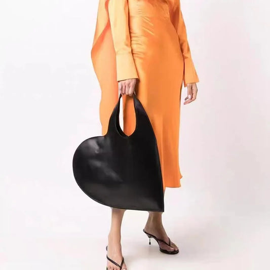 Luxury Design Heart Women's Armpit Shoulder Bags Fashion Clutch Purses And Handbag Female Summer Top Hand Bags Shopper Totes