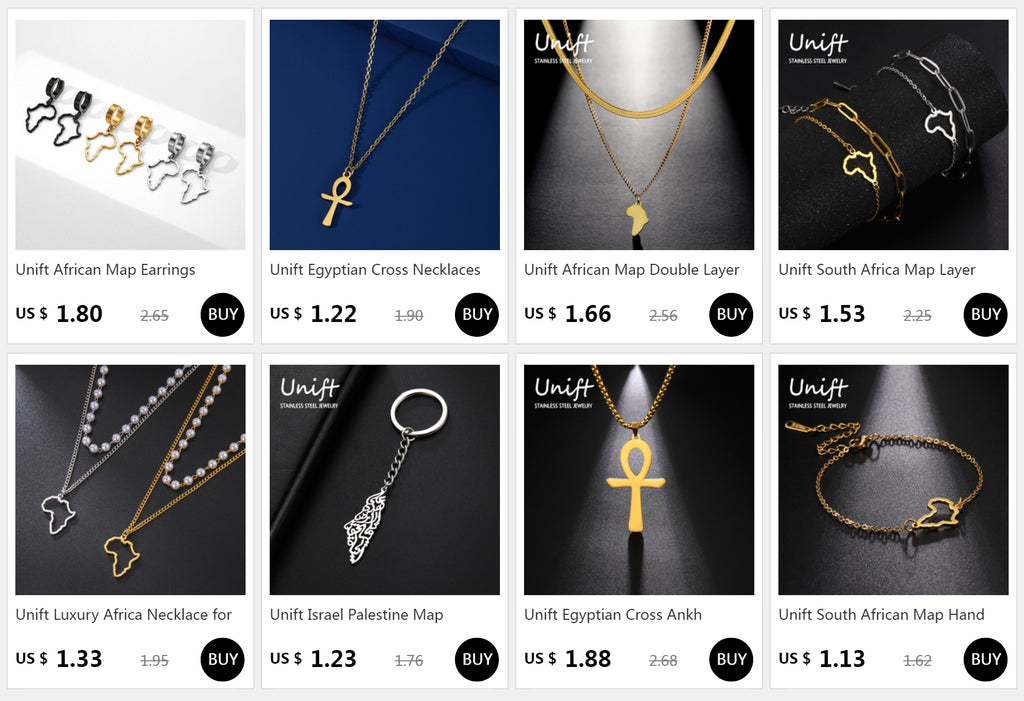 Giraffe Elephant Map Earrings Animal Africa Safari Stainless Steel Women Earrings Trendy Statement Jewelry Party Gift 2025