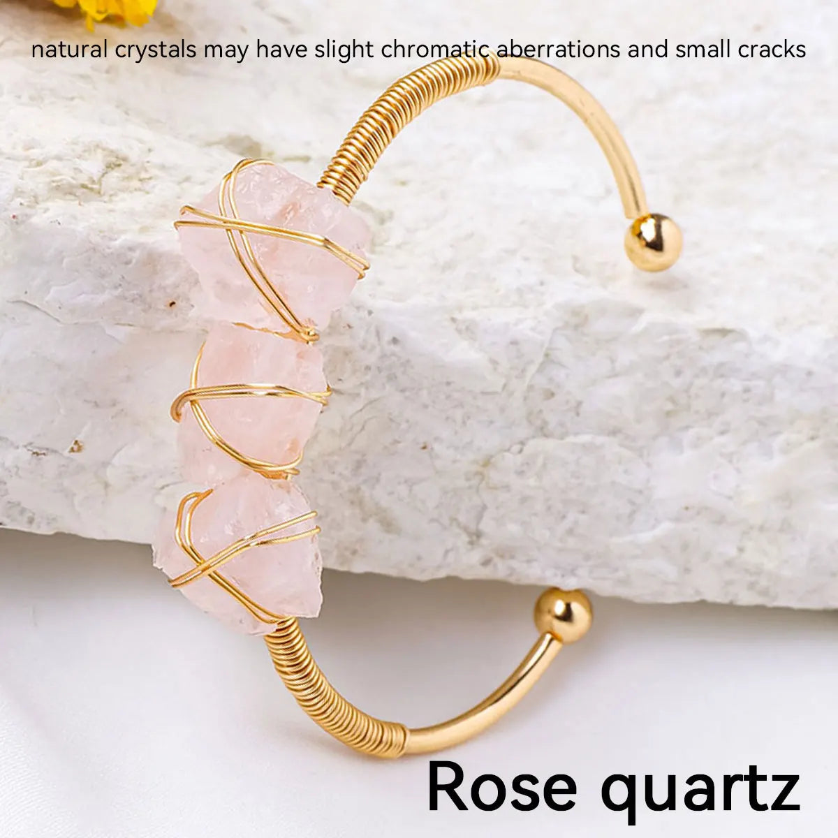 Crystal Rough Raw Stone Bracelet