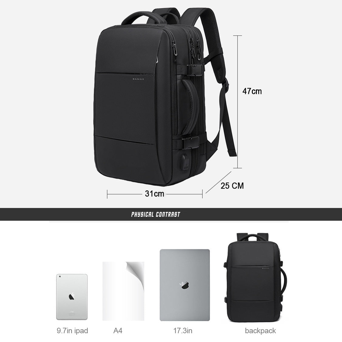backpack travel business Travel Backpack Men Business Aesthetic Backpack- Vedazzling – Vedazzling Accessories