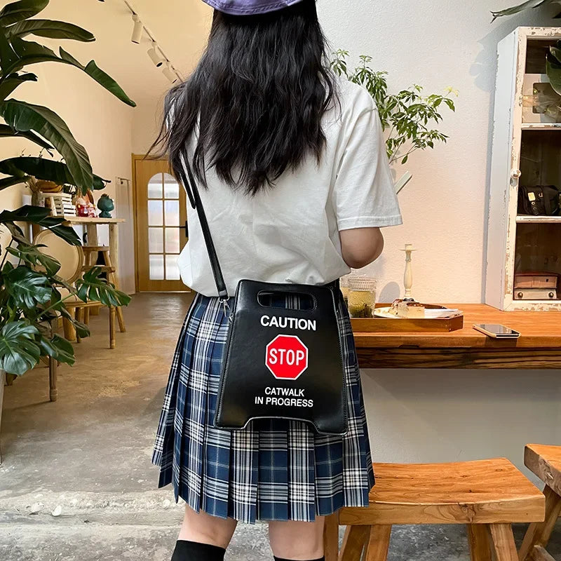 Parking Signs Prohibit Driving Trendy Crossbody Bag