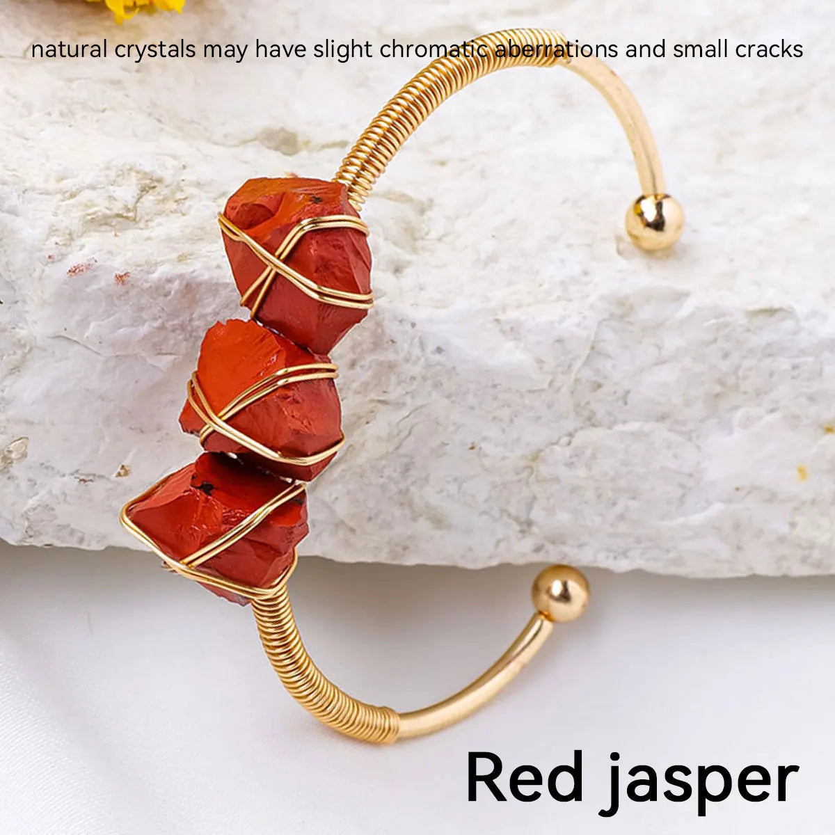 Crystal Rough Raw Stone Bracelet