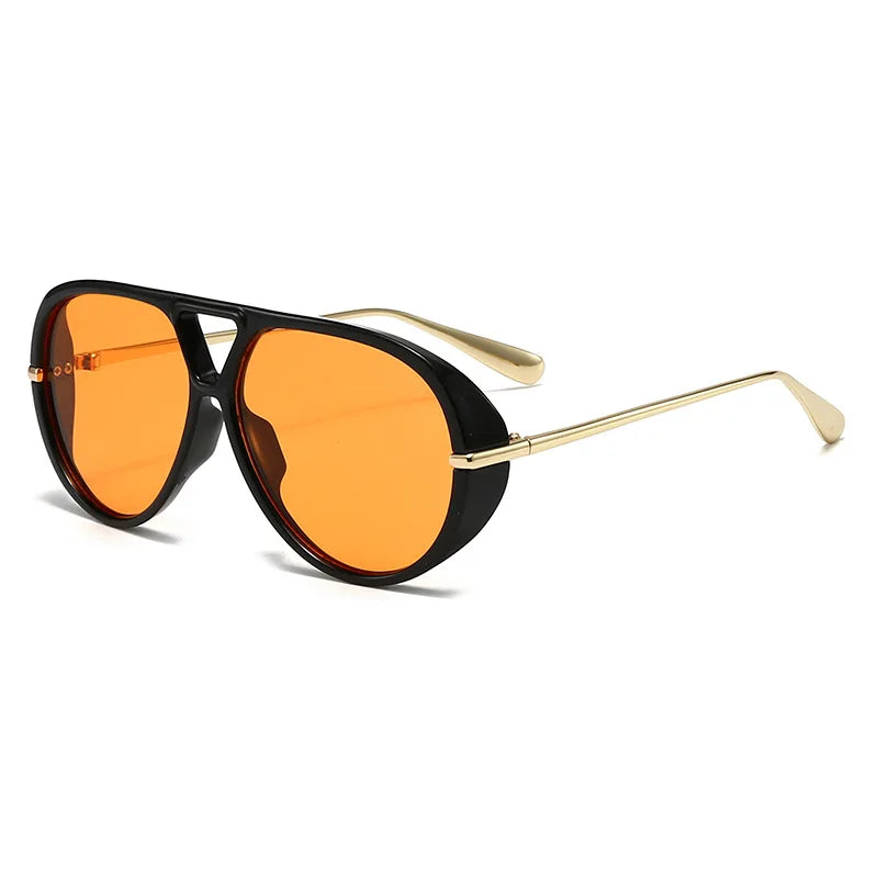Fashion Leopard Print Alloy Sunglasses