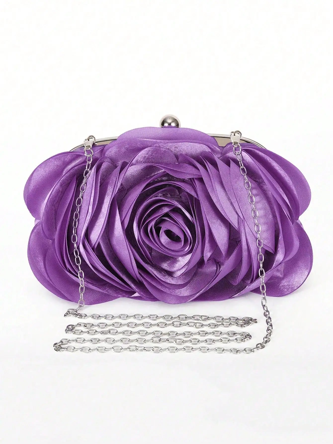 Hot Sale Evening Bag Flower Bride Small Purse Full Dress Party Handbag Wedding Wallet Women Floral Chain Lady Clutches EB034