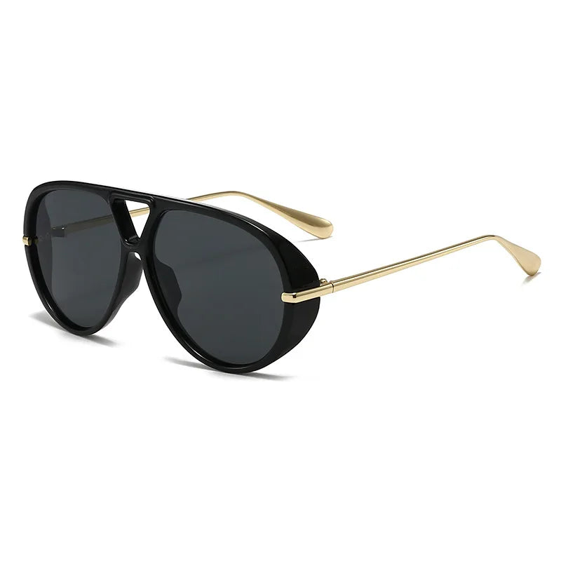Fashion Leopard Print Alloy Sunglasses