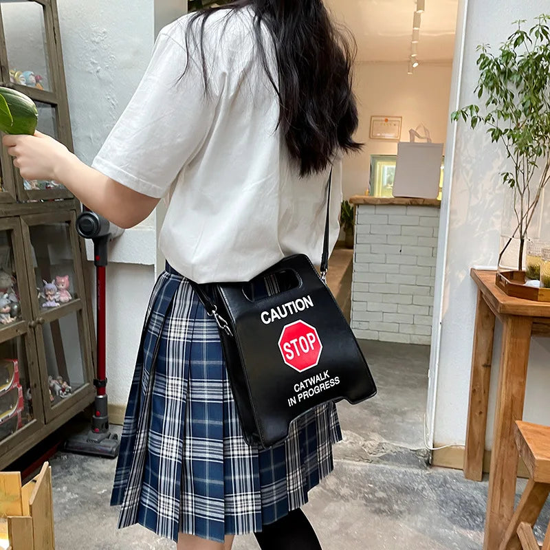 Parking Signs Prohibit Driving Trendy Crossbody Bag